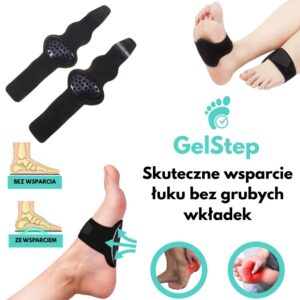 GelStep - Żelowe wsparcie łuku stopy - 1 para